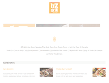 Tablet Screenshot of bzgrill.com